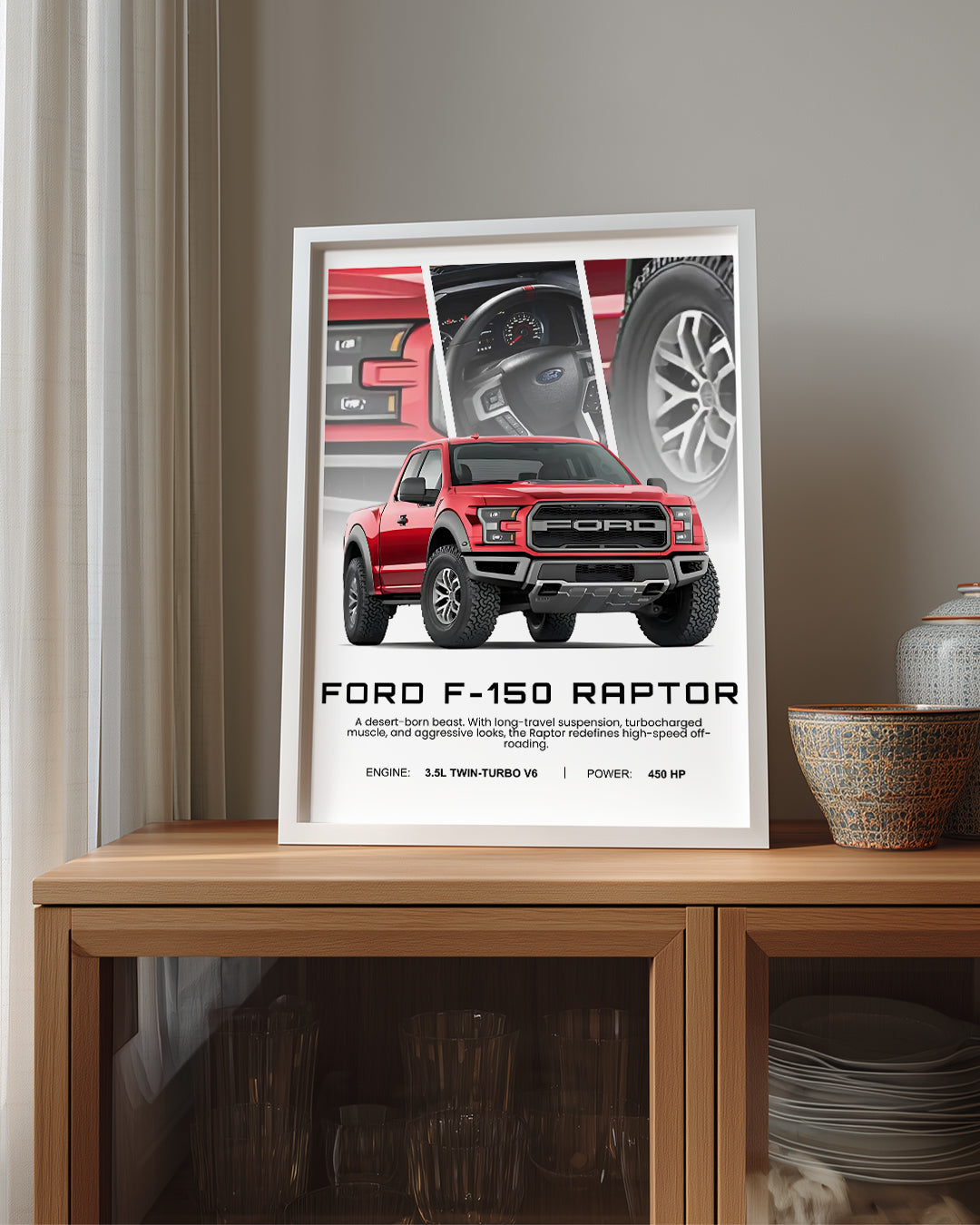 Ford F150 Raptor Poster Tablosu