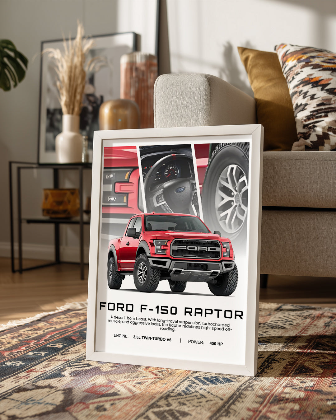 Ford F150 Raptor Poster Tablosu