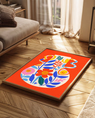 Forme Fleur Poster Tablosu