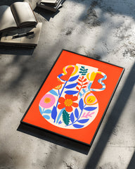 Forme Fleur Poster Tablosu