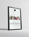 Fotoğraflı Best Mummy Ever Kolaj Poster Tablosu Poster Tablosu