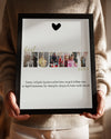 Fotoğraflı Best Mummy Ever Kolaj Poster Tablosu Poster Tablosu