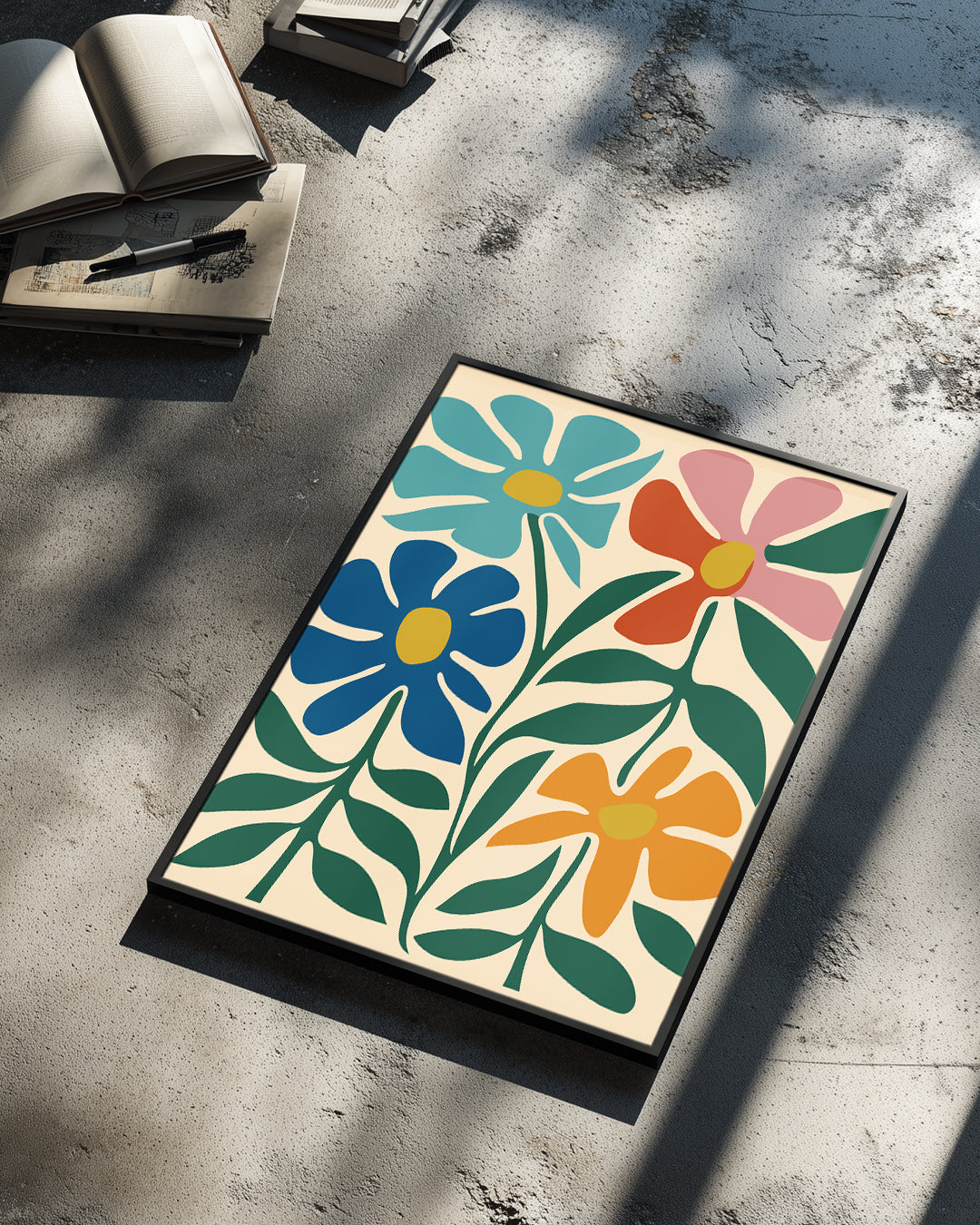 Four Bloom Poster Tablosu