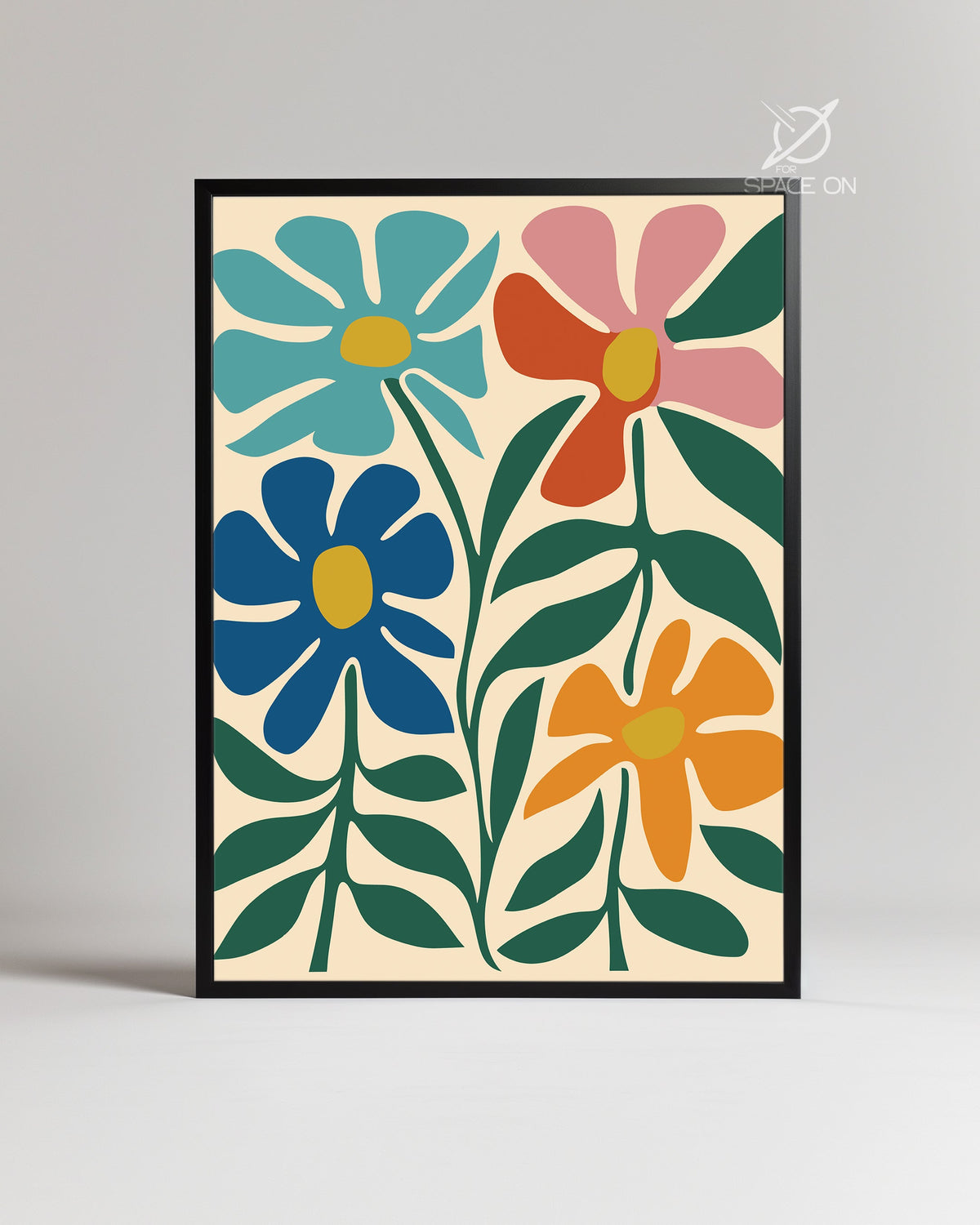 Four Bloom Poster Tablosu