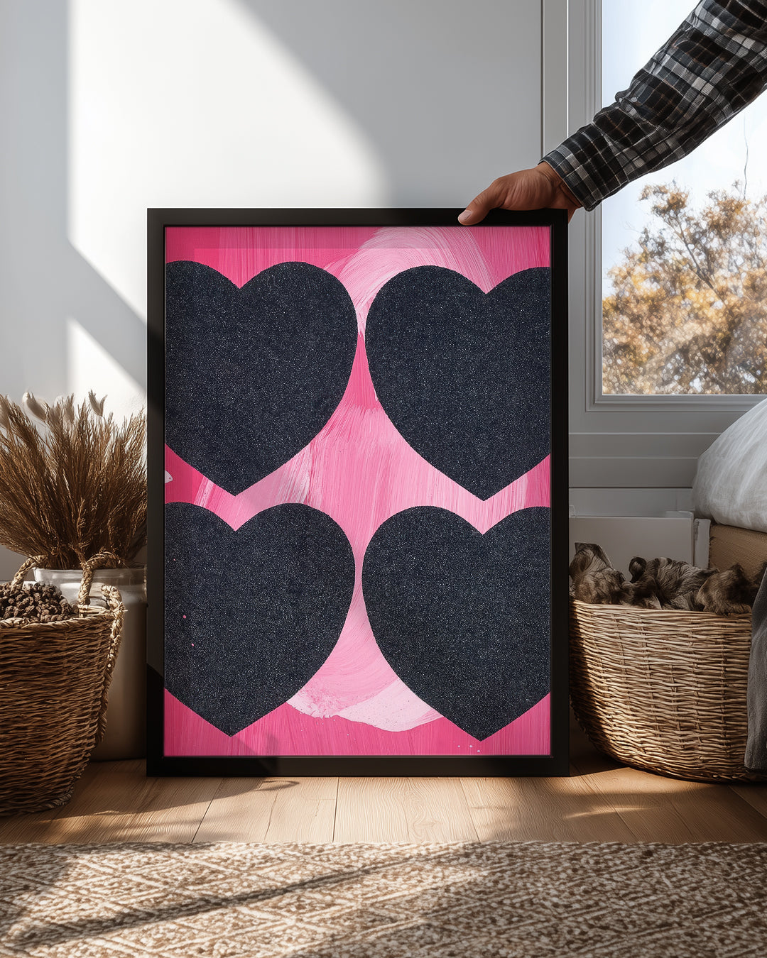 Four Hearts Poster Tablosu