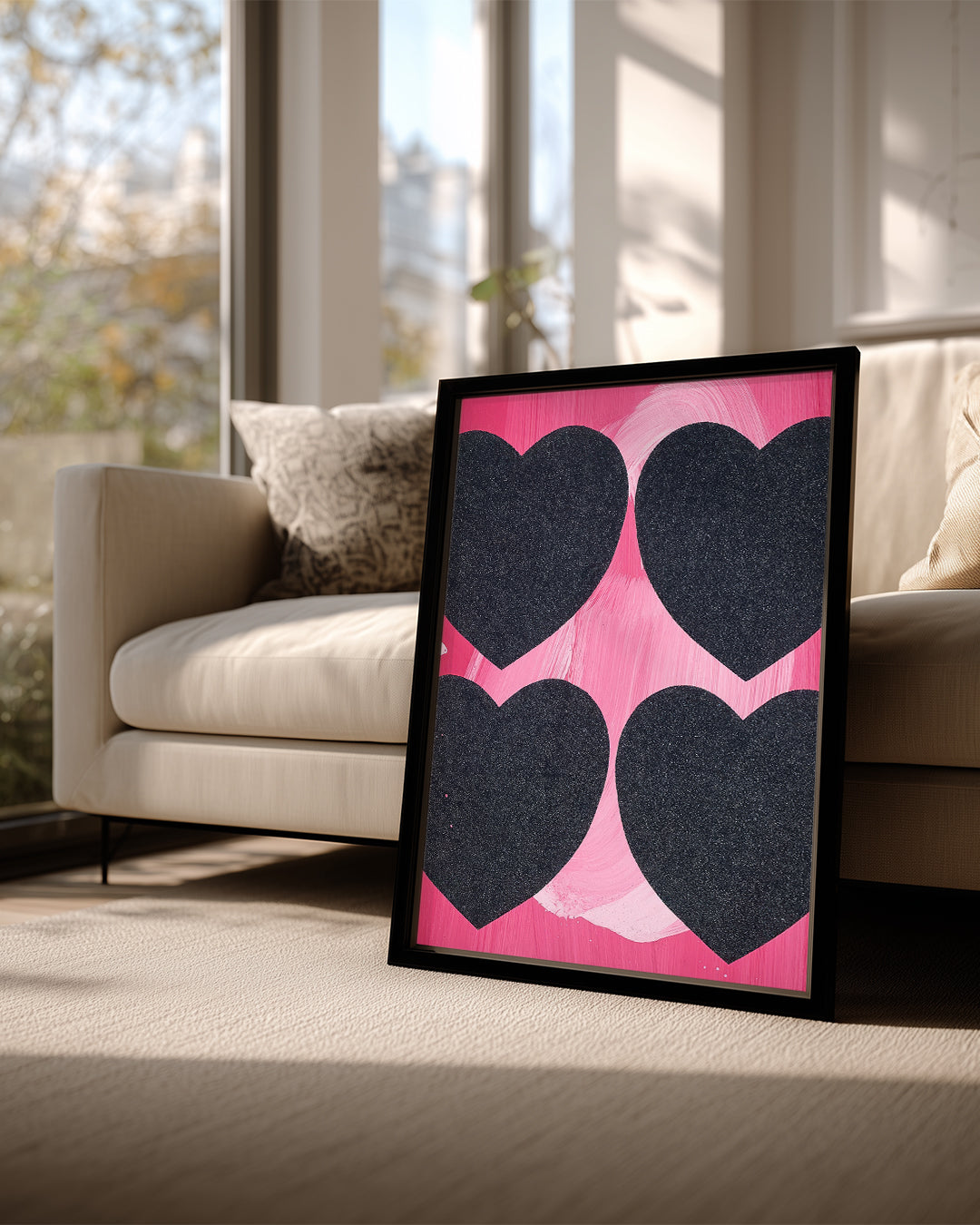Four Hearts Poster Tablosu