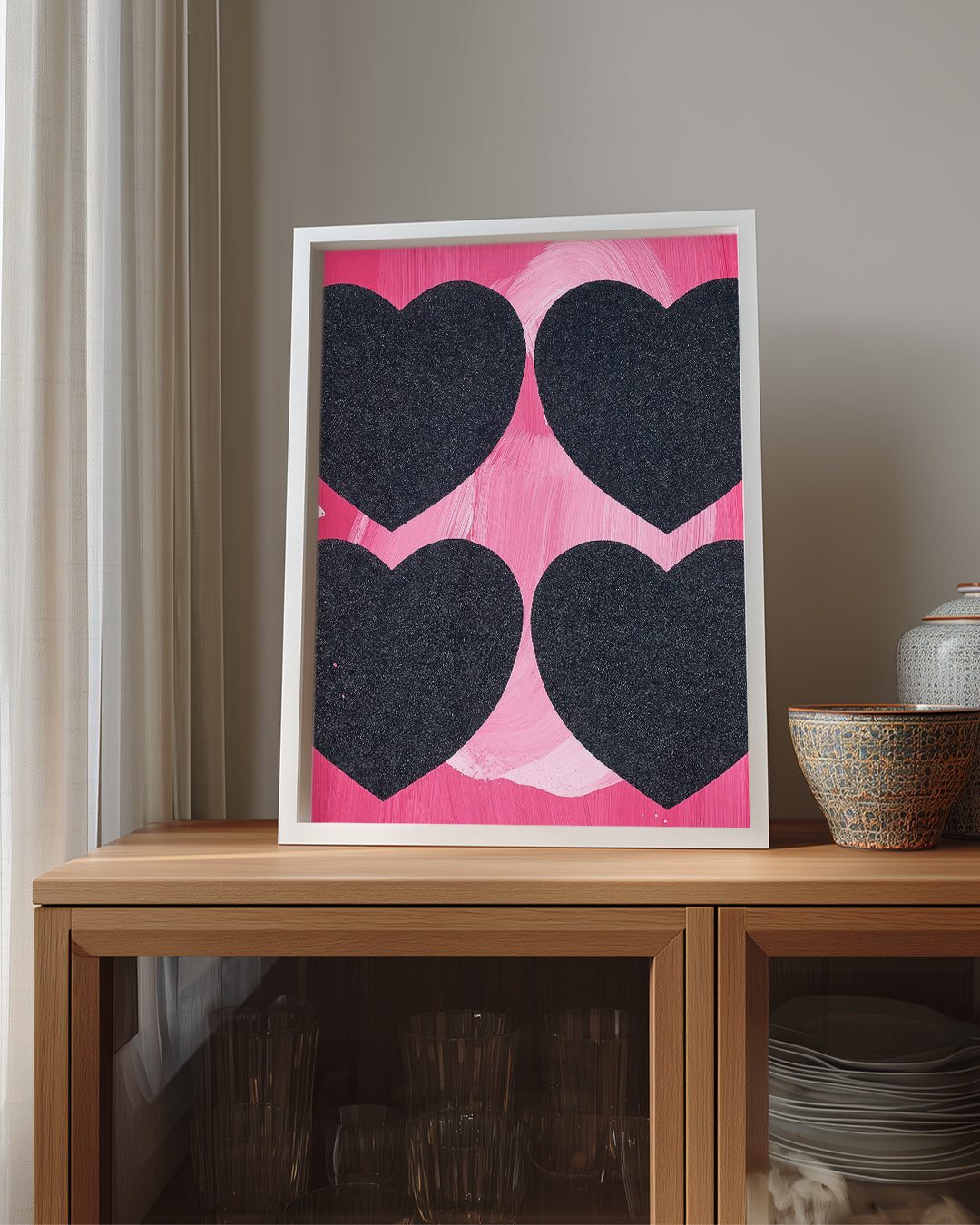 Four Hearts Poster Tablosu