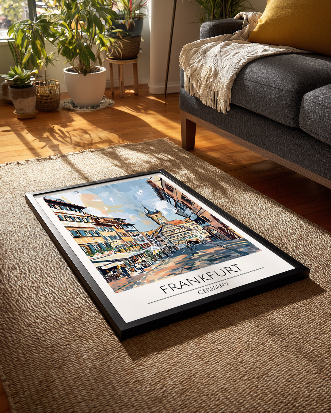 Frankfurt Almanya Poster Tablosu