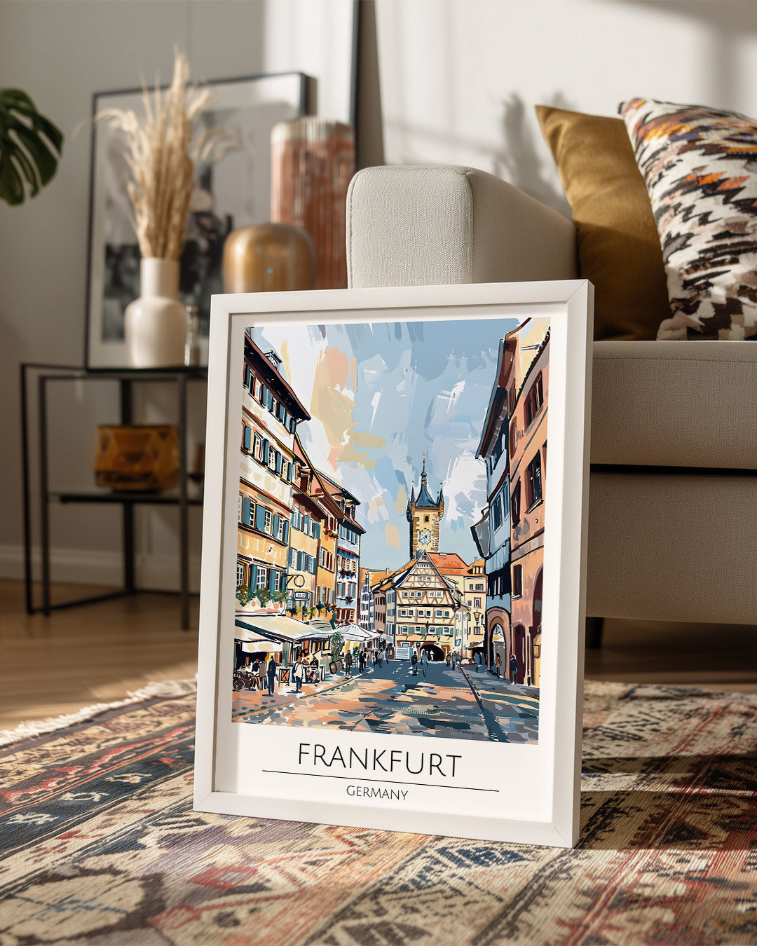 Frankfurt Almanya Poster Tablosu