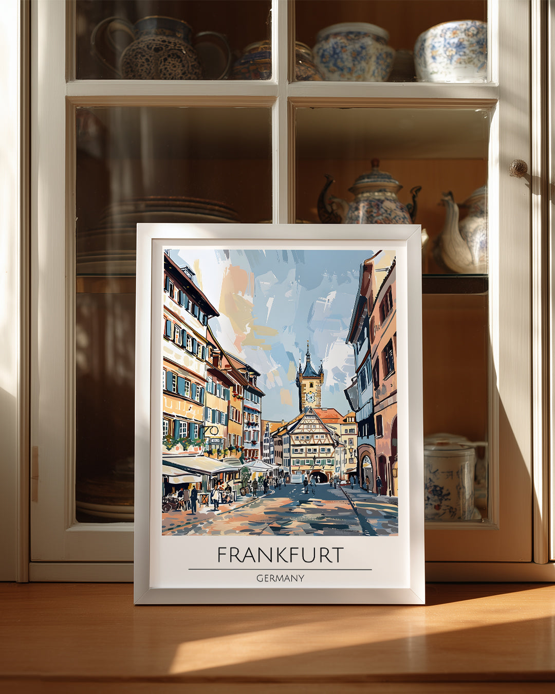 Frankfurt Almanya Poster Tablosu