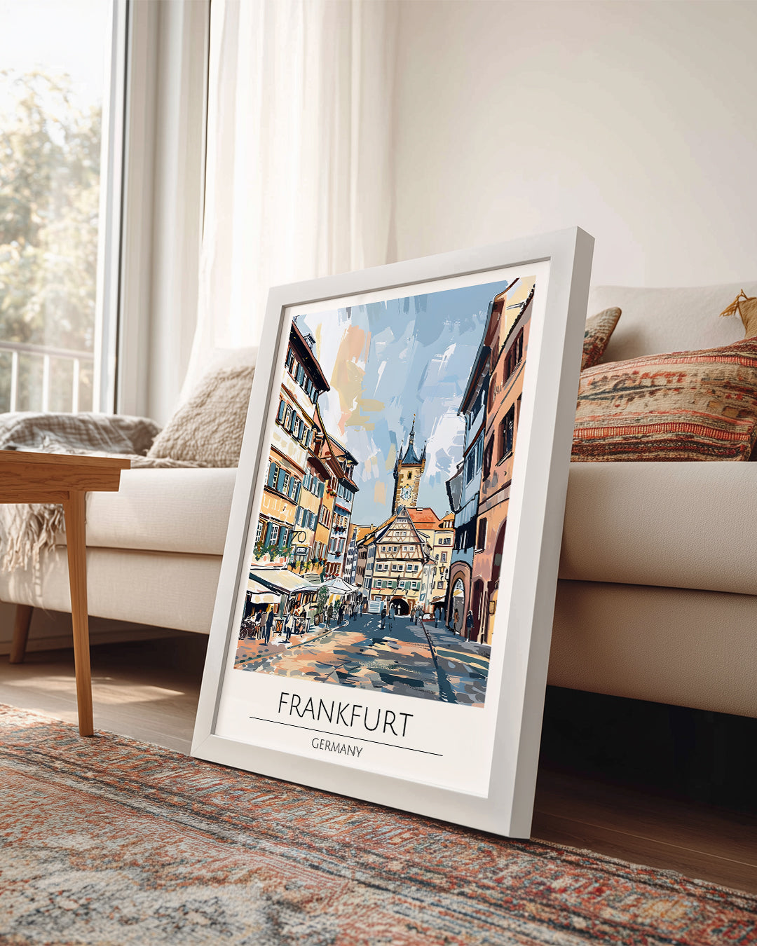 Frankfurt Almanya Poster Tablosu