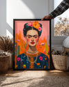 Frida Floral Poster Tablosu