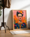 Frida Floral Poster Tablosu