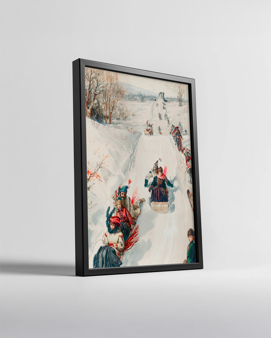 Frohe Weihnachten Text Poster Tablosu