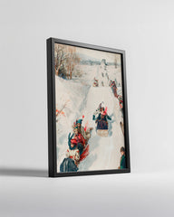 Frohe Weihnachten Text Poster Tablosu