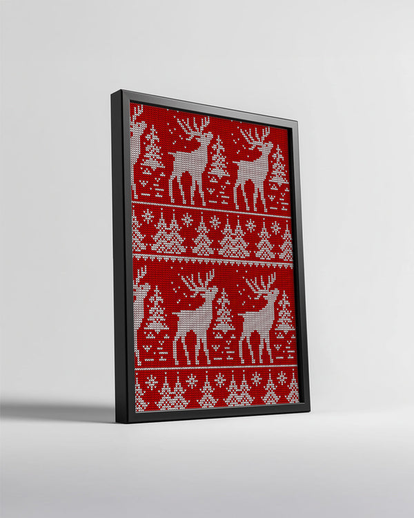 Frosted Christmas Tree Poster Tablosu