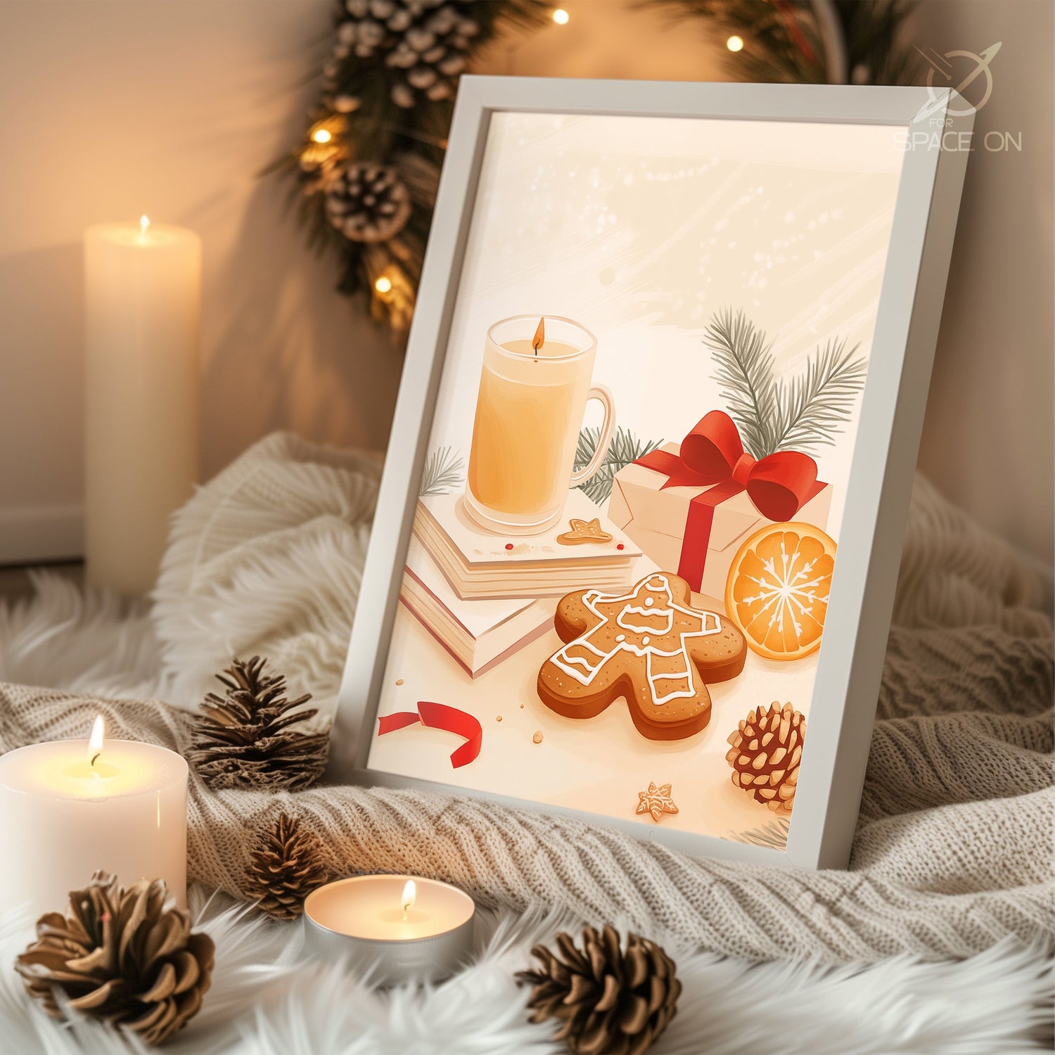 Frosty Morning Glow Poster Tablosu