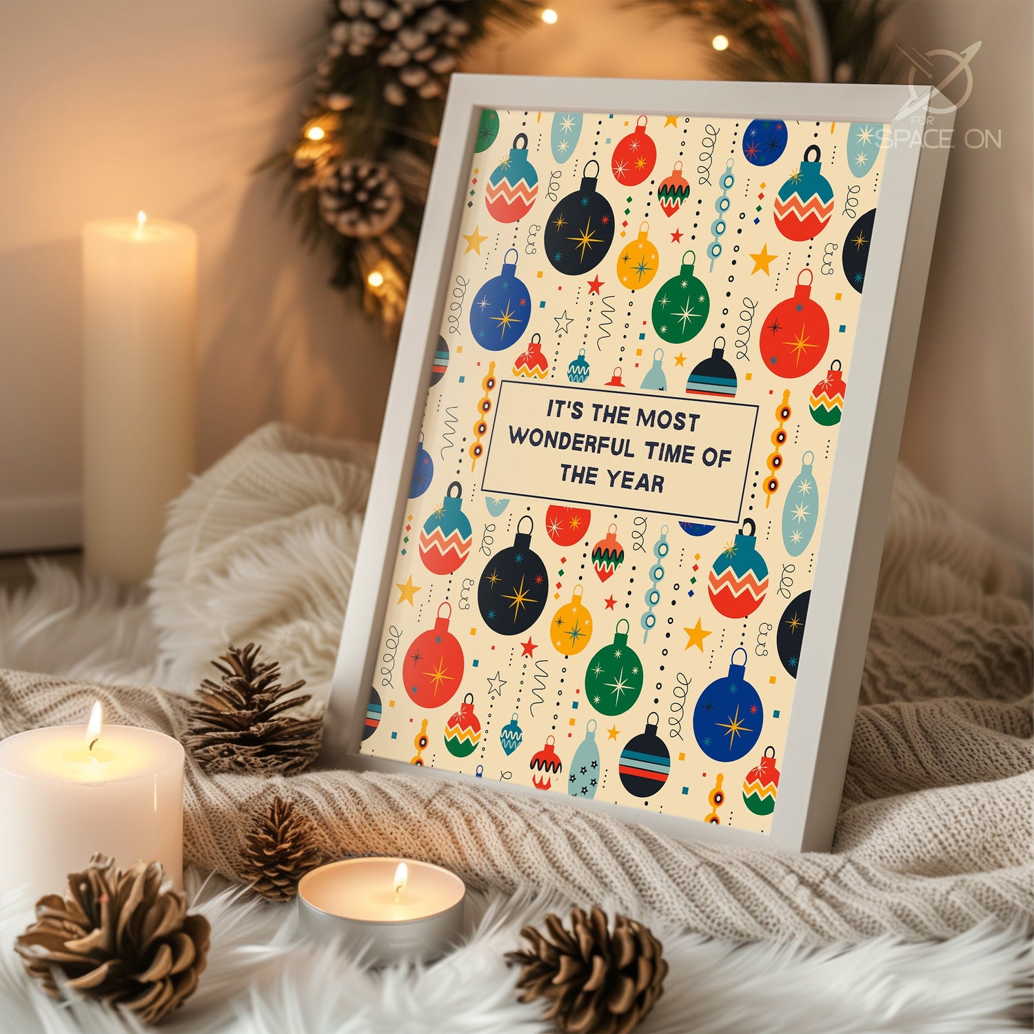 Frosty Window Pane Poster Tablosu