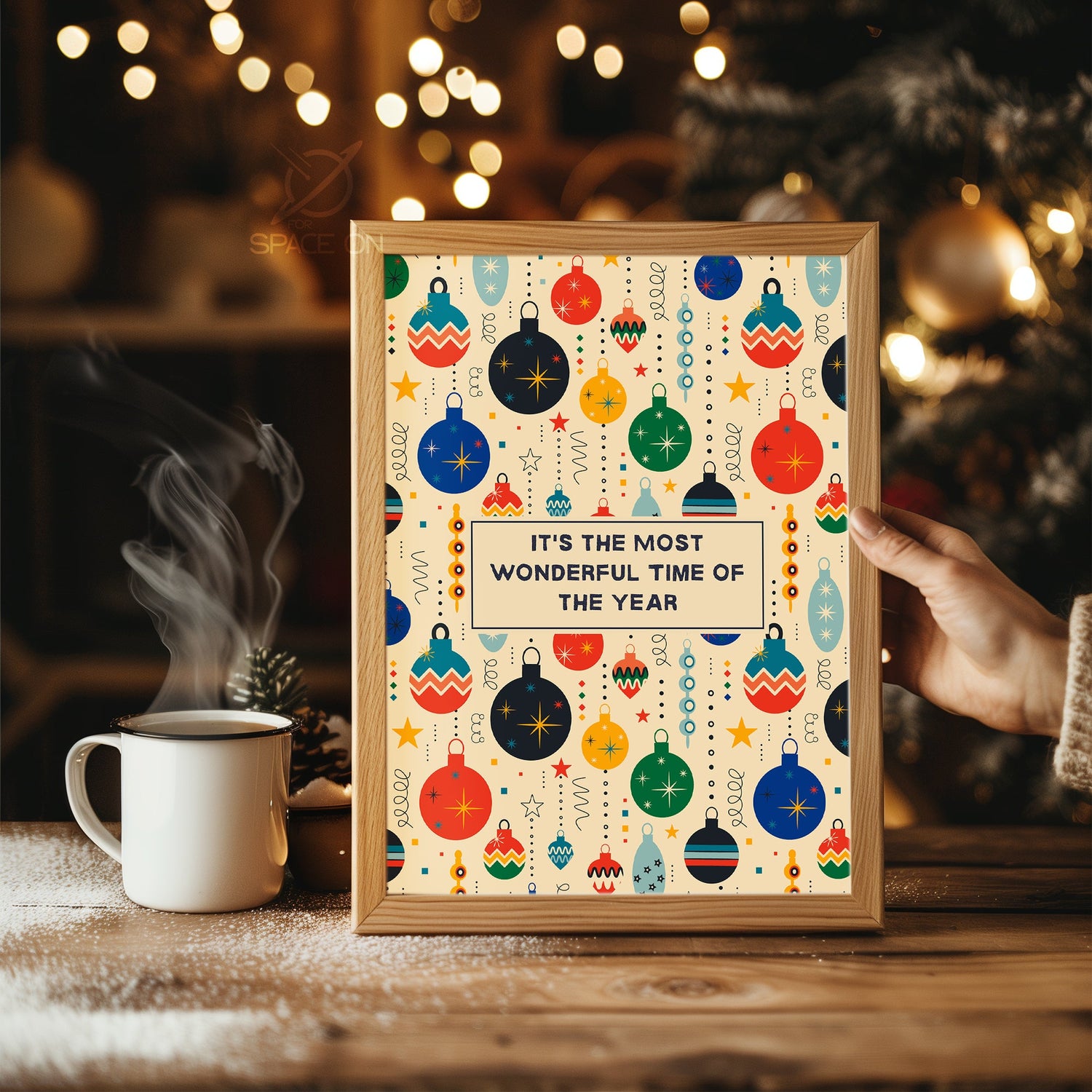 Frosty Window Pane Poster Tablosu