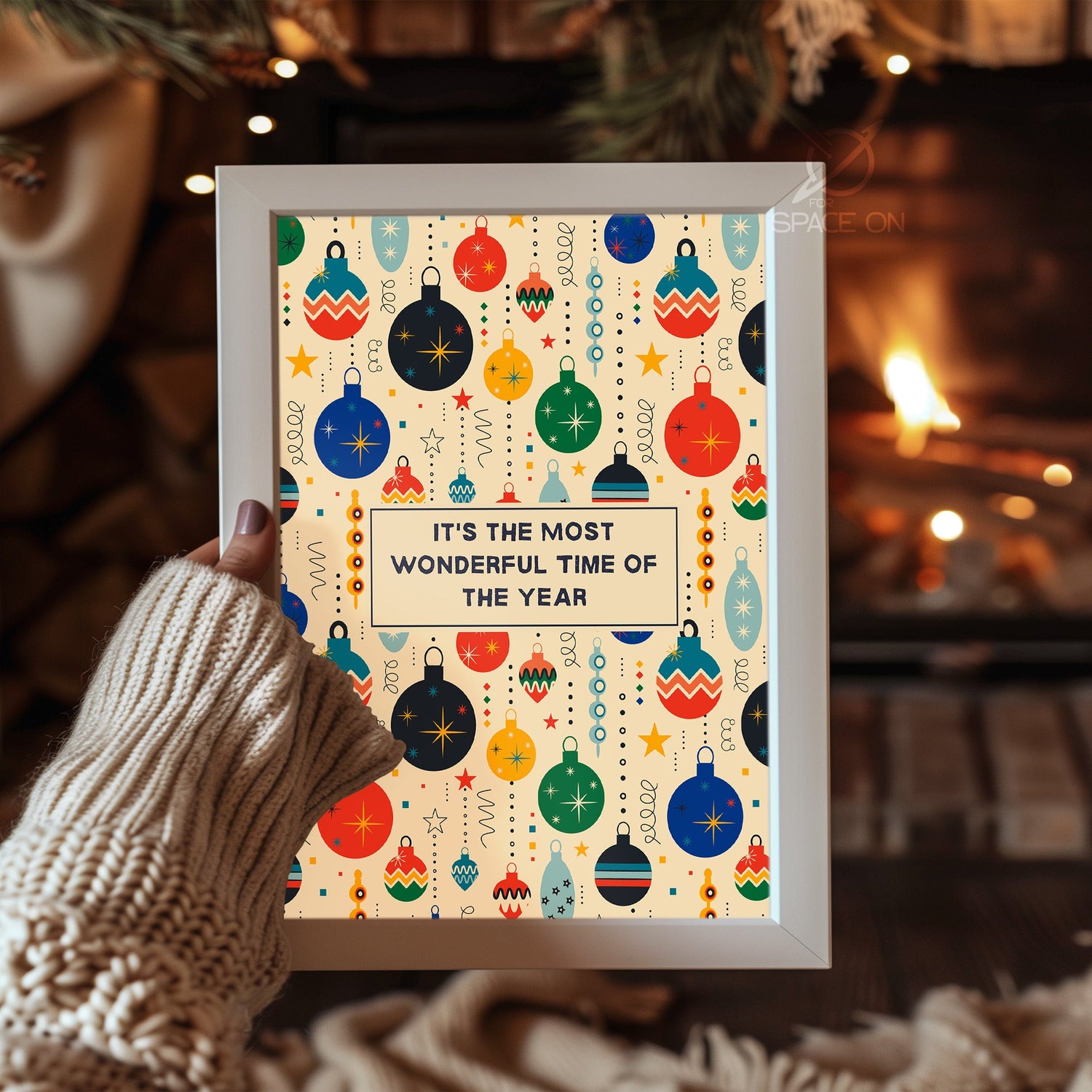 Frosty Window Pane Poster Tablosu