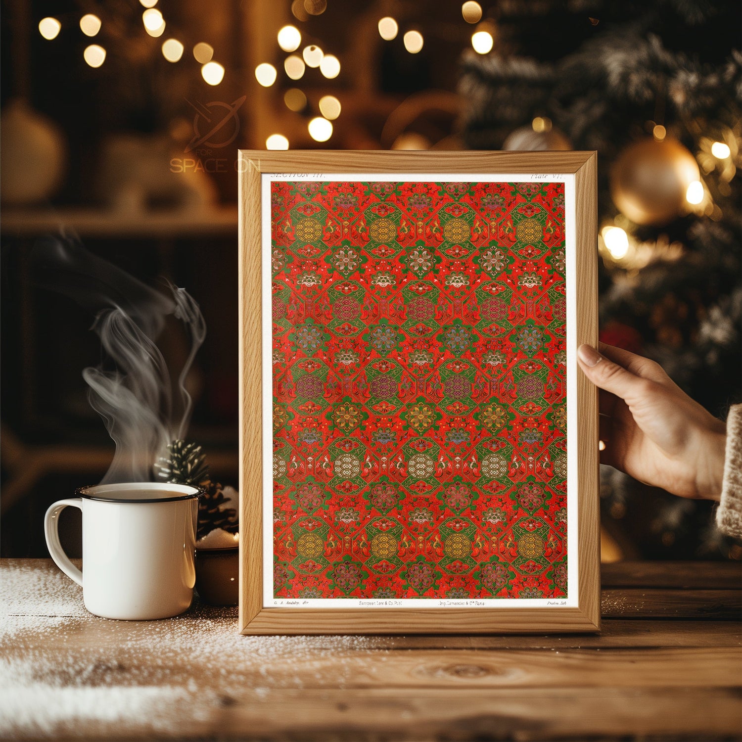 Frozen Lake Serenity Poster Tablosu