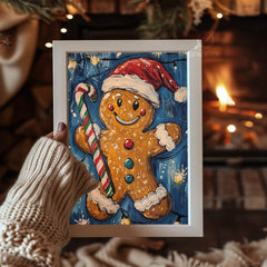 Full Moon Snow Poster Tablosu