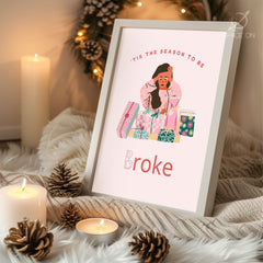 Fuzzy Slippers Home Poster Tablosu