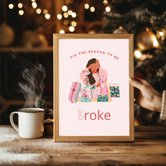 Fuzzy Slippers Home Poster Tablosu