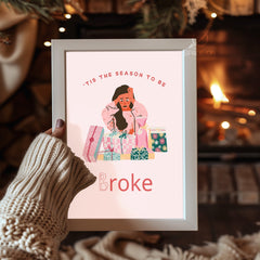 Fuzzy Slippers Home Poster Tablosu