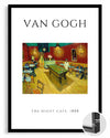 Gece Kafesi - Vincent van Gogh - 1888 Poster Tablosu