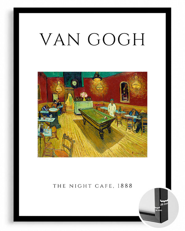 Gece Kafesi - Vincent van Gogh - 1888 Poster Tablosu