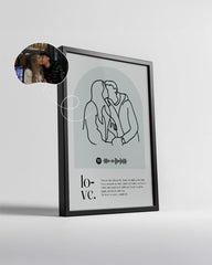 Line Art Çizim Poster Tablosu