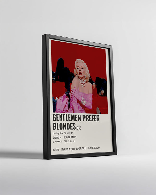 Gentlemen Prefer Blondes Poster Tablosu