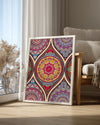 Geometrik Desenler - Renkli Mandala Motifleri Poster Tablosu