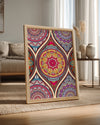 Geometrik Desenler - Renkli Mandala Motifleri Poster Tablosu
