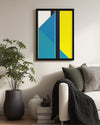 Geometrik Renk Kompozisyonu - Modern Sanat Eseri Analizi Poster Tablosu