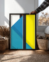 Geometrik Renk Kompozisyonu - Modern Sanat Eseri Analizi Poster Tablosu