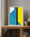 Geometrik Renk Kompozisyonu - Modern Sanat Eseri Analizi Poster Tablosu