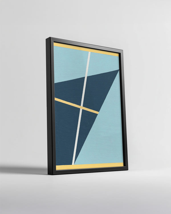 Geometrik Şekiller - Modern Minimalist Kompozisyon Poster Tablosu