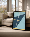 Geometrik Şekiller - Modern Minimalist Kompozisyon Poster Tablosu
