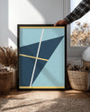 Geometrik Şekiller - Modern Minimalist Kompozisyon Poster Tablosu