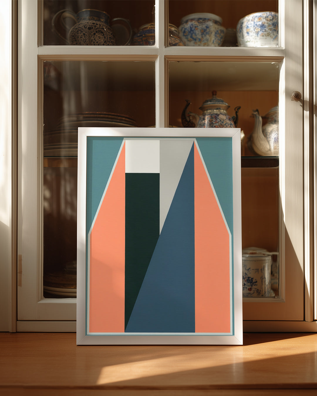 Geometrik Şekiller - Renkli Abstrakt Tasarım Poster Tablosu