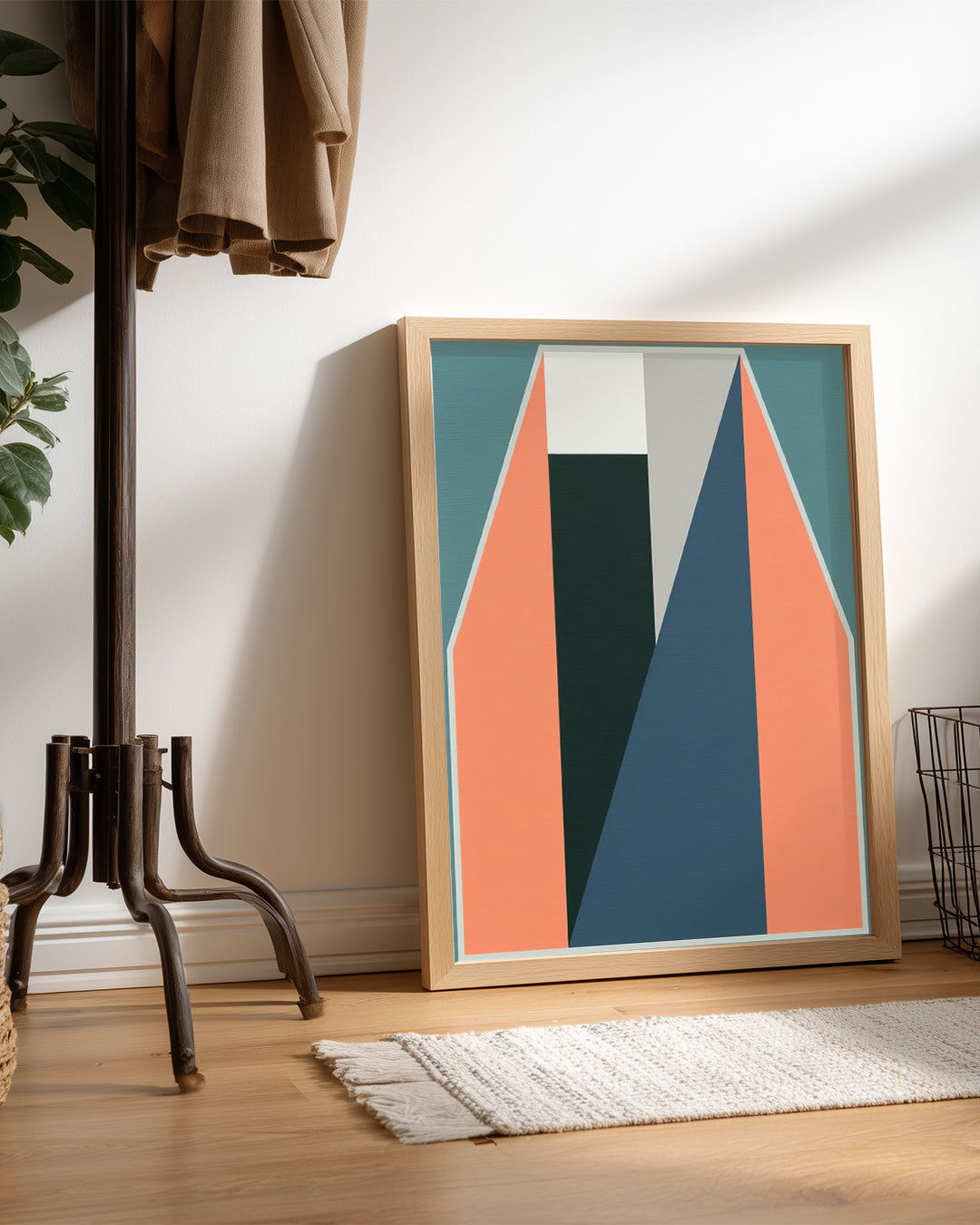Geometrik Şekiller - Renkli Abstrakt Tasarım Poster Tablosu