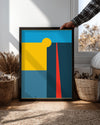 Geometrik Şekiller - Renkli Soyut Kompozisyon Poster Tablosu