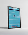 Geometrik Şemalar - Soyut Renk Düzeni Poster Tablosu