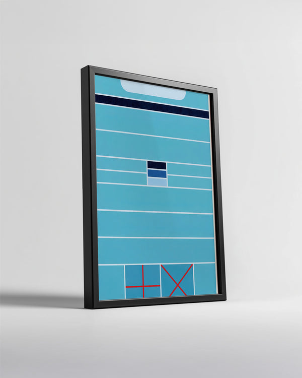 Geometrik Şemalar - Soyut Renk Düzeni Poster Tablosu