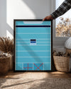 Geometrik Şemalar - Soyut Renk Düzeni Poster Tablosu