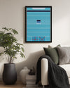 Geometrik Şemalar - Soyut Renk Düzeni Poster Tablosu