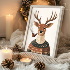 German Weihnachtsmann Poster Tablosu