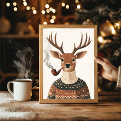 German Weihnachtsmann Poster Tablosu